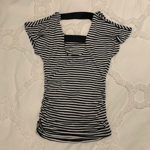 Striped Strappy Back Top